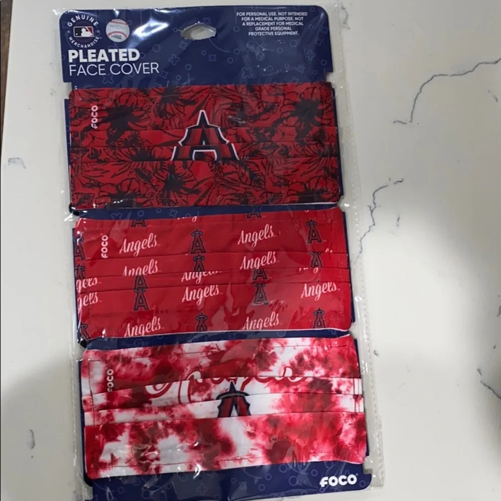 NWT LA Angels mask 3 pack by Foco